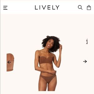 Lively No Wire Strapless Bra